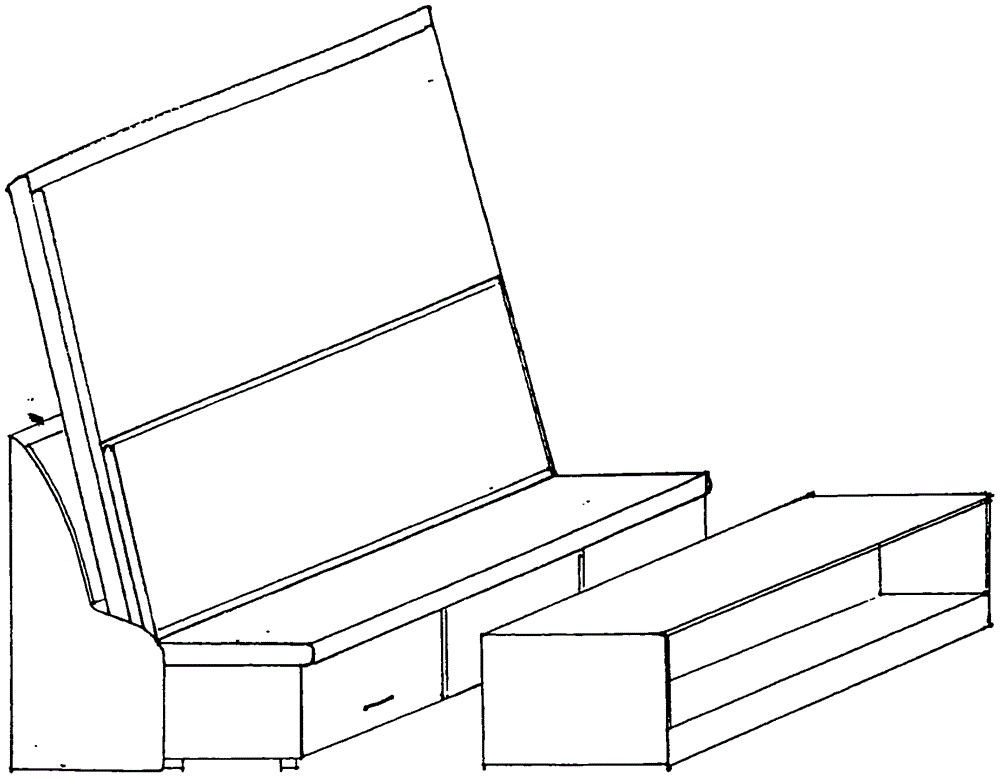 二合一床連沙發(fā)的制作方法與工藝