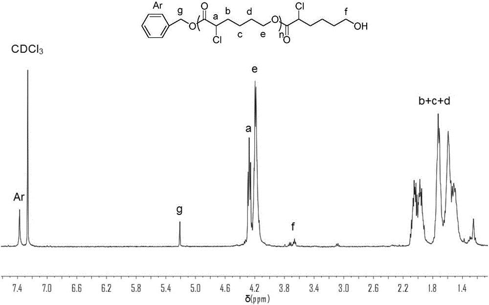 一种含功能性氯原子的聚（ε‑己内酯）及其有机催化制备方法与应用与流程