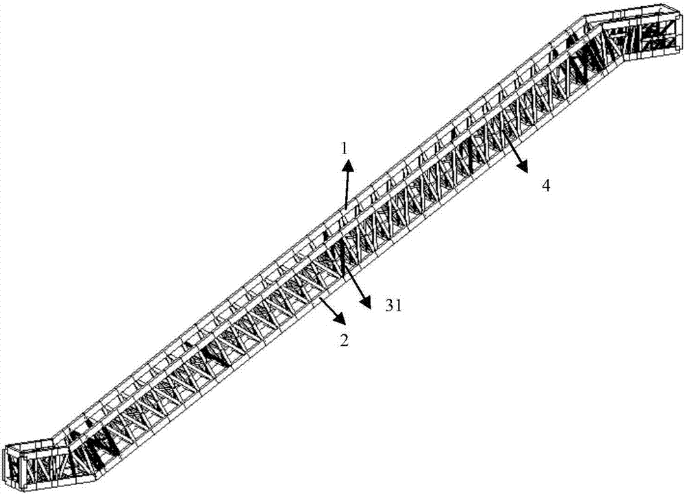 扶梯桁架结构图图片