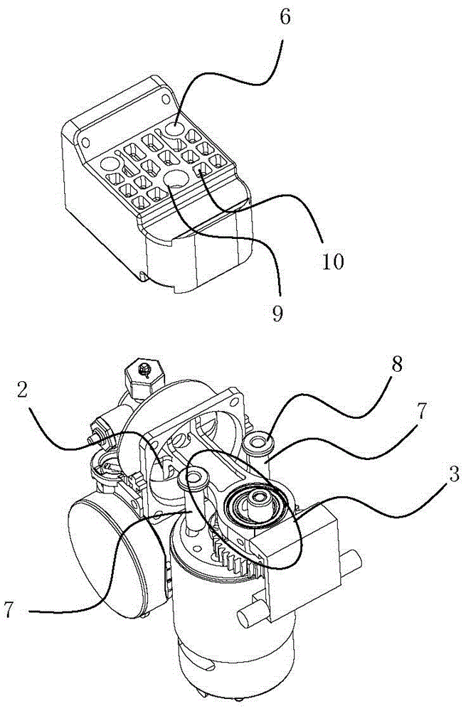 一種低噪音自進氣式空壓機機芯的制作方法與工藝