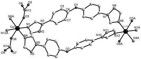 具有催化3‑甲氧基苯硼酸的氧醚双三唑铜配合物及其制备方法与流程