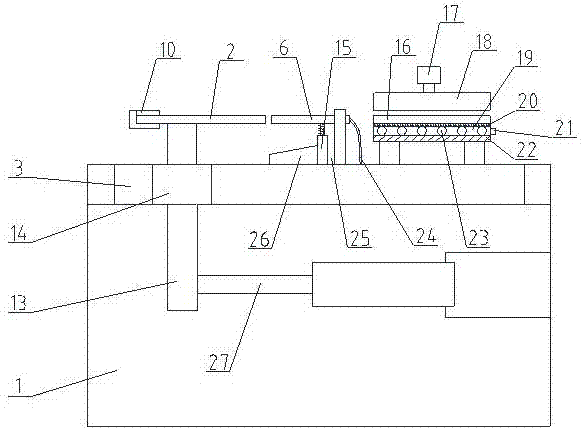 一种领角的自动翻烫定型装置的制作方法