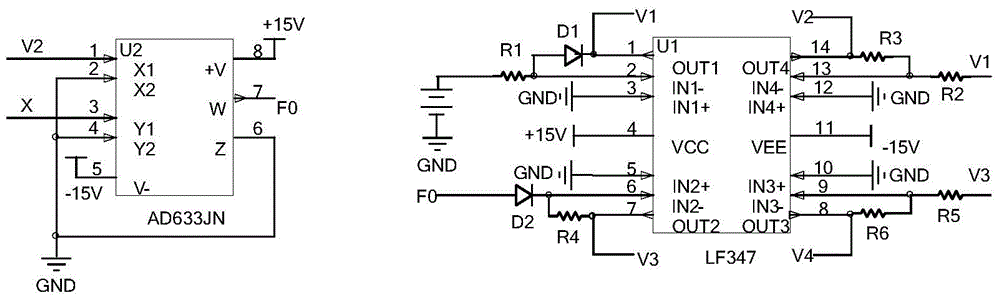 一種指數(shù)ax運算電路及其實現(xiàn)方法與流程