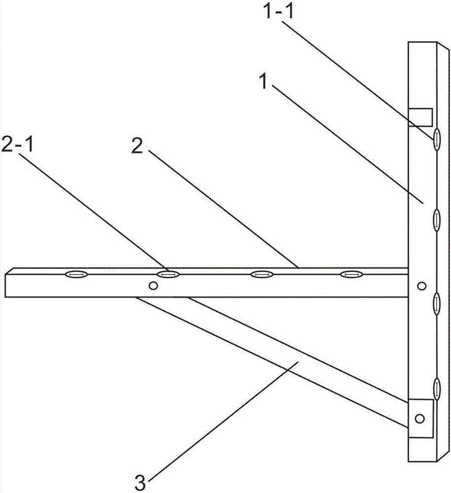 折叠式空调支架的制作方法