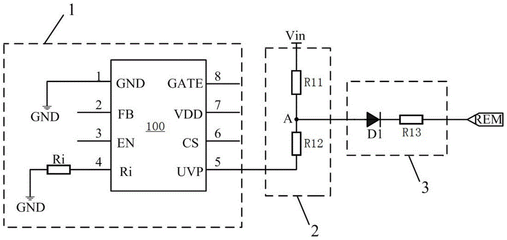 一種輸入欠壓保護(hù)電路的延時(shí)方法及電路與流程