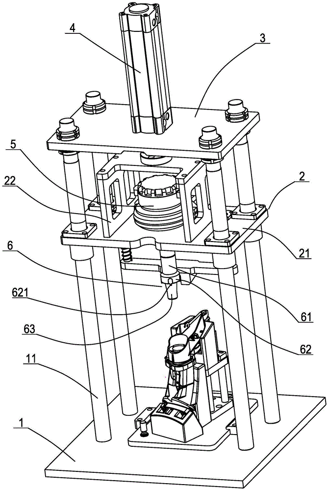 一種便于安裝的后視鏡軸套自動(dòng)安裝機(jī)構(gòu)的制作方法與工藝