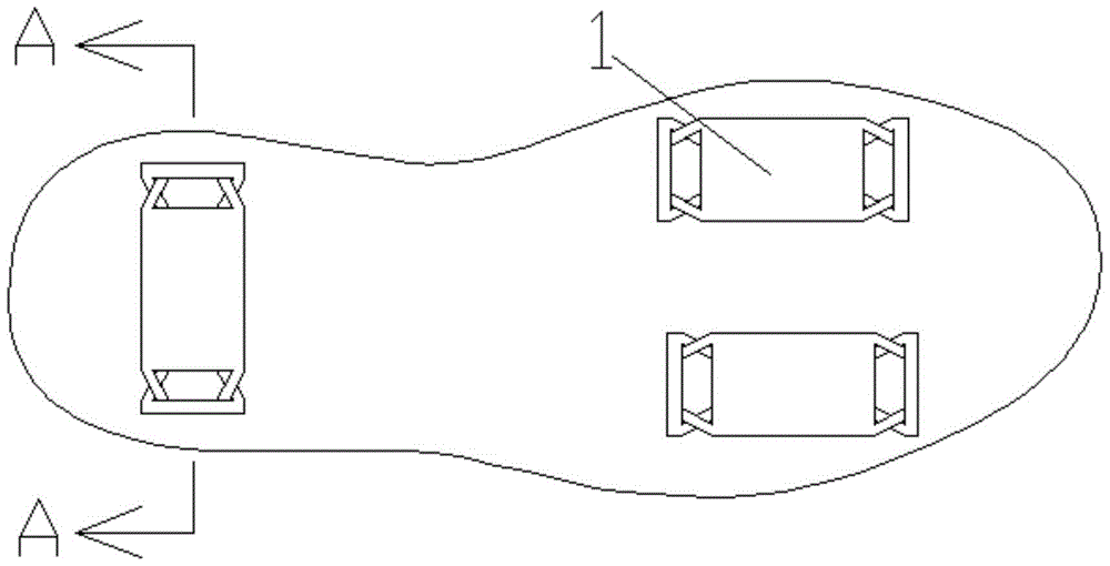 防滑鞋的防滑機(jī)構(gòu)的制作方法與工藝