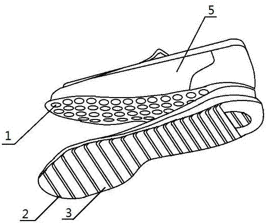 一種按摩鞋的制作方法與工藝