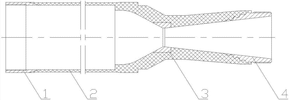 一种用于加工整体式非金属火箭发动机空体的模具的制作方法