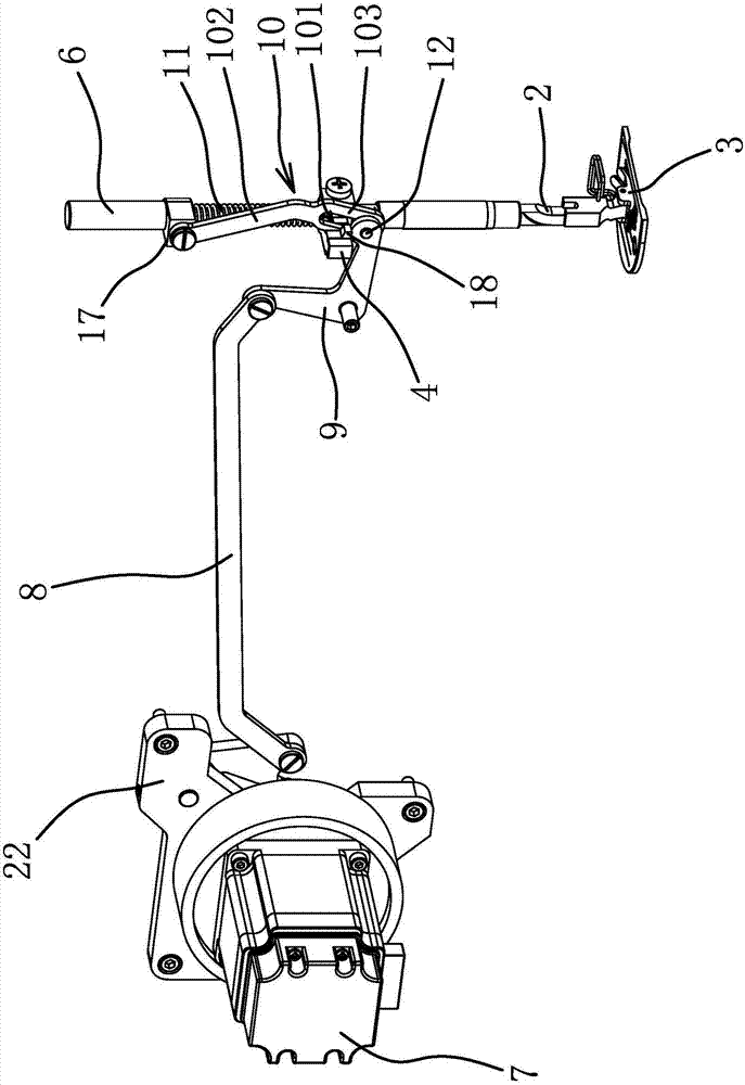 一种缝纫机压脚的压紧装置的制作方法