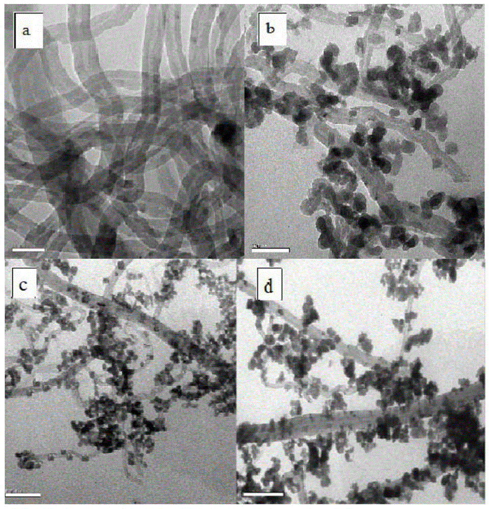 一种纳米稀土金属氧化物/碳纳米管复合催化剂的制备方法与流程