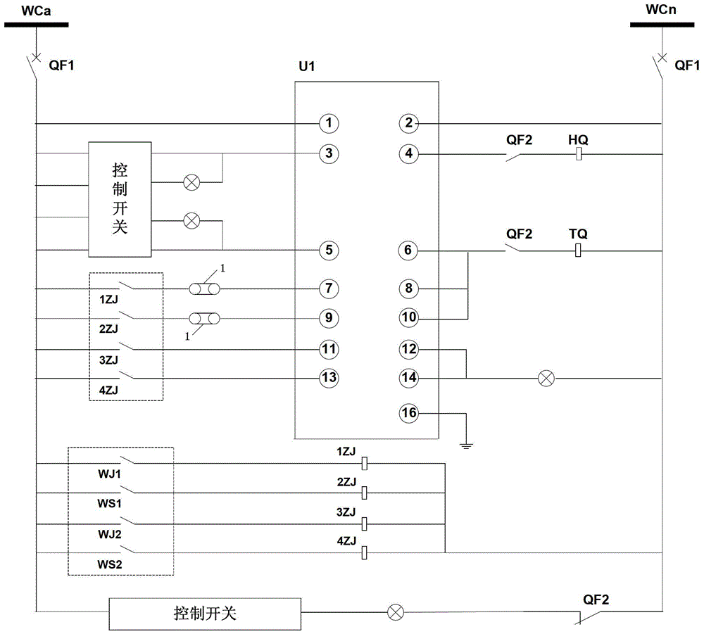 用于消除感應(yīng)電壓對(duì)變壓器微機(jī)保護(hù)影響的裝置的制作方法