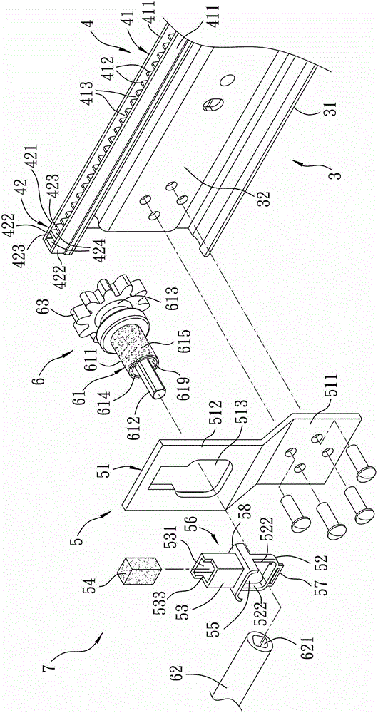 抽拉同步装置及其轴装单元的制作方法