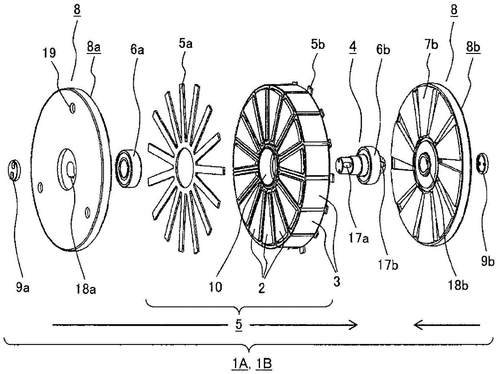 電機單元和使用它的旋轉(zhuǎn)電機、旋轉(zhuǎn)電機裝置的制作方法