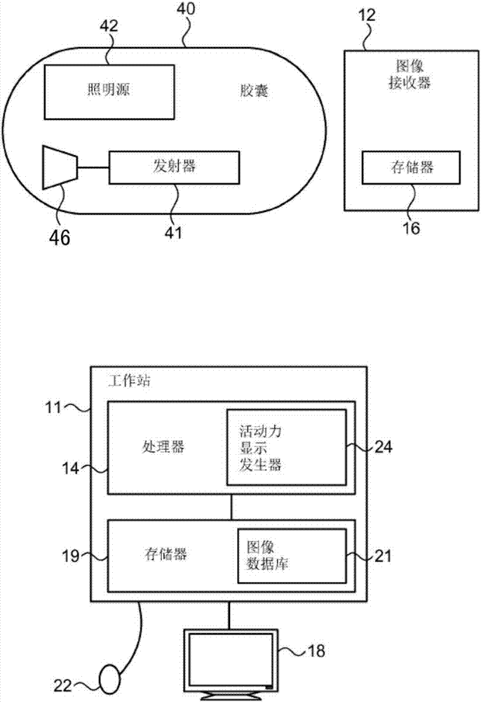 用于顯示體內(nèi)圖像流中的活動(dòng)力事件的系統(tǒng)和方法與流程