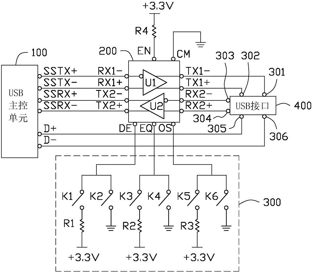 USB信號(hào)放大電路的制作方法與工藝