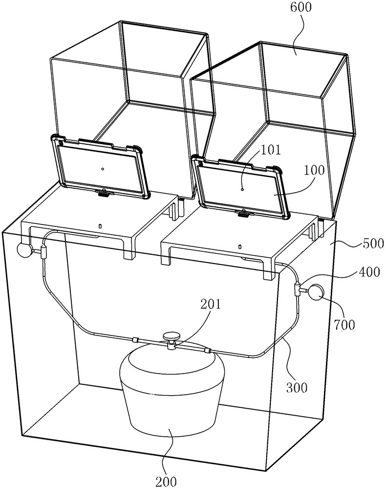 機(jī)臺(tái)防水檢漏裝置的制作方法