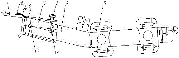 開溝機機架的制作方法與工藝