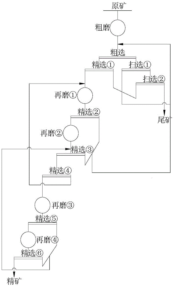 一種利用大鱗片石墨分離系統(tǒng)對(duì)鱗片石墨進(jìn)行浮選的方法與流程