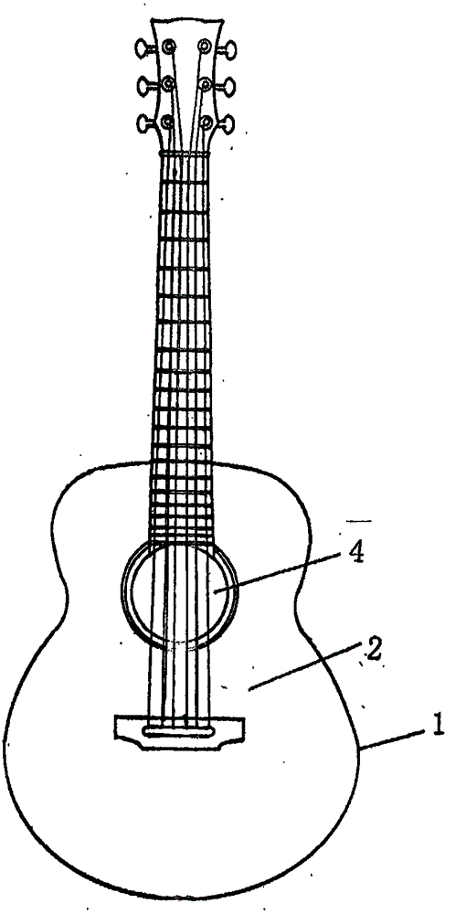 無內(nèi)支撐件的吉他的制作方法與工藝