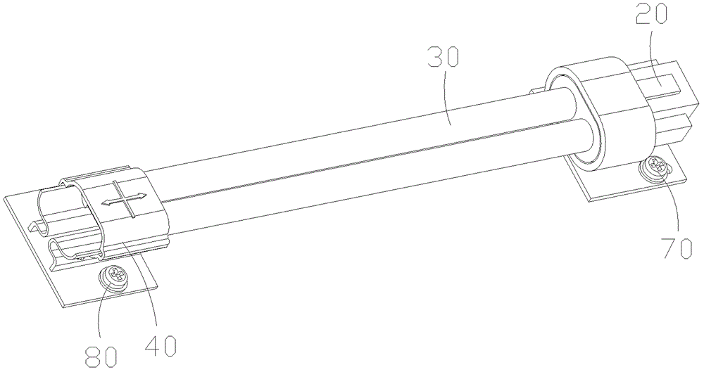 燈管固定支架及燈具的制作方法與工藝