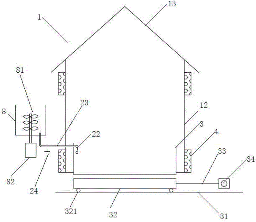 土鸭养殖舍的制作方法与工艺