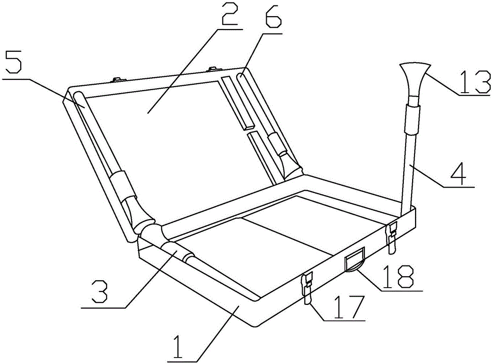 多功能野战作业指挥箱的制作方法与工艺