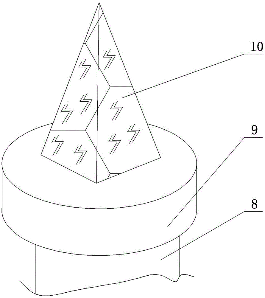 全反射風(fēng)鼓式驅(qū)鳥器的制作方法與工藝