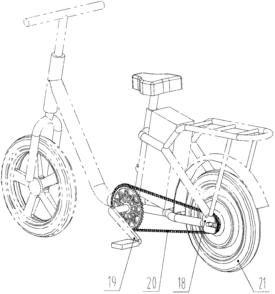 电动自行车复合增速驱动装置的制作方法