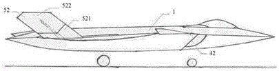 高隱身無(wú)平尾升力體布局飛機(jī)的制作方法與工藝