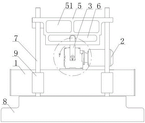 碼垛機(jī)推箱裝置中推板的升降驅(qū)動(dòng)機(jī)構(gòu)的制作方法