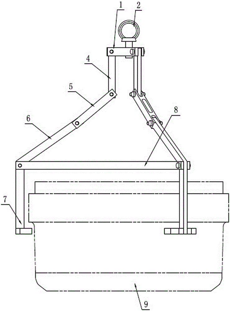 一種制動(dòng)轂吊具的制作方法與工藝