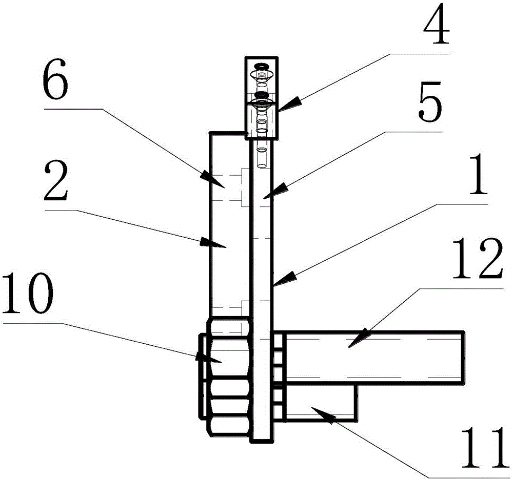 一种适用于垂直两个面上的螺栓电动拧紧反力消除装置的制作方法