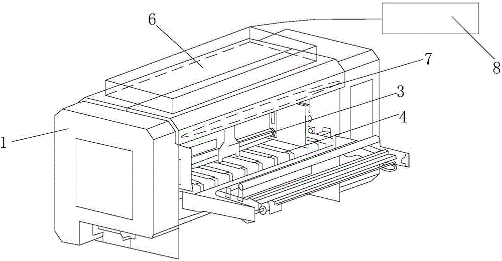 一种带有除尘机构的瓦楞纸开槽机的制作方法与工艺