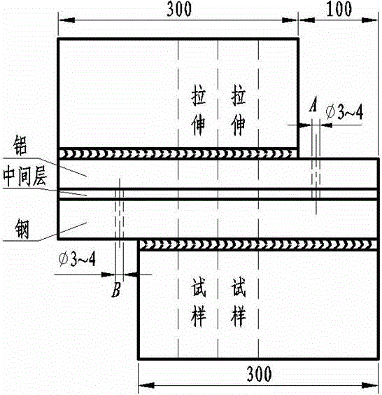 一種利用超薄鋁鋼復(fù)合過渡接頭搭接焊的方法與流程