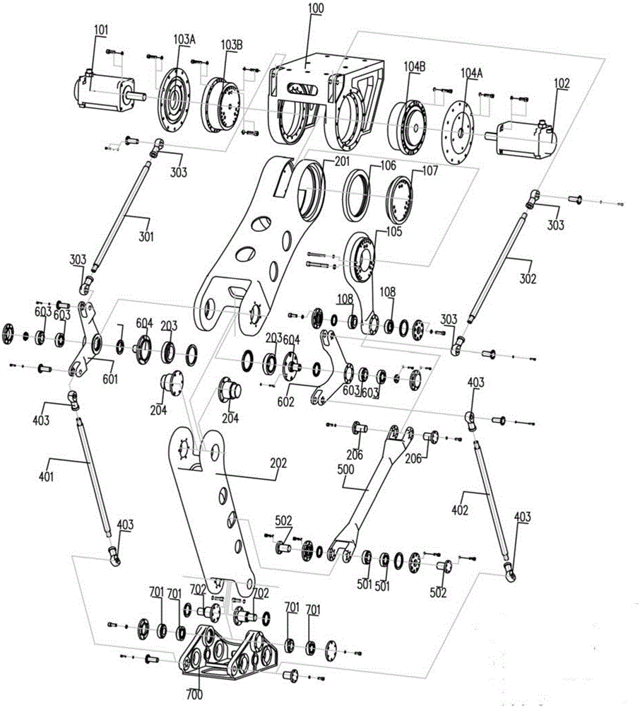 頂裝兩軸自動(dòng)碼坯機(jī)器人的制作方法與工藝