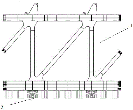 一種桁架節(jié)段場(chǎng)內(nèi)多向運(yùn)轉(zhuǎn)方法與流程
