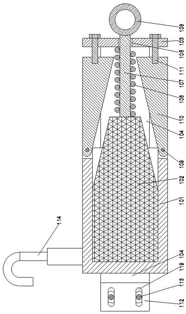 一種電纜登桿防墜裝置的制作方法