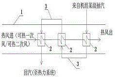 一種蒸汽冷卻器系統(tǒng)及其降低抽汽過(guò)熱度的方法與流程