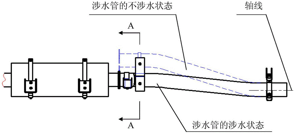 一種裝在防地雷反伏擊車的涉水排氣系統(tǒng)轉(zhuǎn)換機(jī)構(gòu)的制作方法與工藝