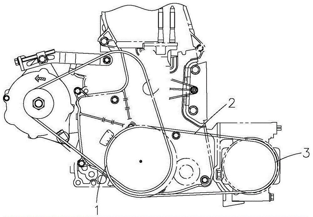 一種發(fā)動(dòng)機(jī)附件驅(qū)動(dòng)輪系布置方法與流程