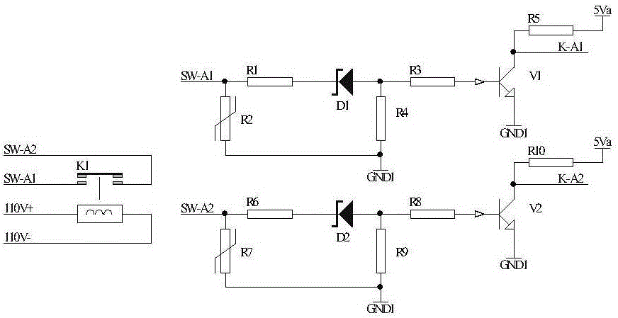 和諧號(hào)電力機(jī)車輔助風(fēng)機(jī)控制接觸器觸點(diǎn)狀態(tài)監(jiān)測(cè)裝置的制作方法