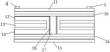 一种自带固定装置的HDI双层柔性线路板的制作方法