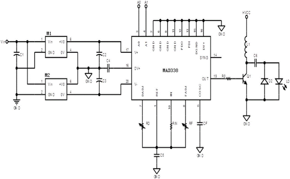 一種脈沖激光二極管驅(qū)動電路的制作方法與工藝