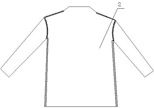 一種病人使用的拼接衣服的制作方法與工藝