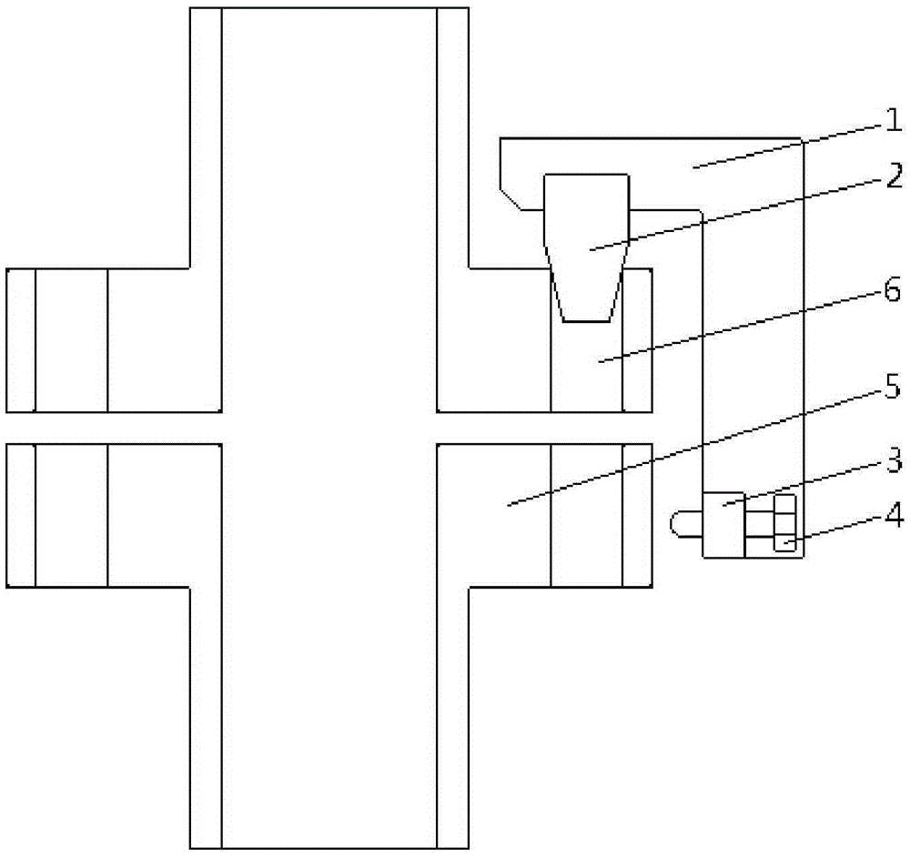 一種導(dǎo)管法蘭對中裝置的制作方法