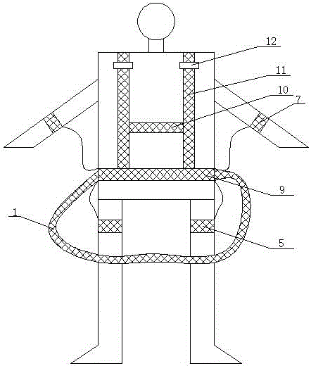 一種電力安全帶的制作方法與工藝