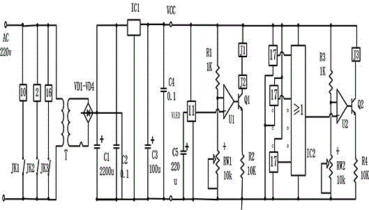 防道路打滑式的高速公路隧道防火災(zāi)及火災(zāi)報(bào)警裝置的制作方法