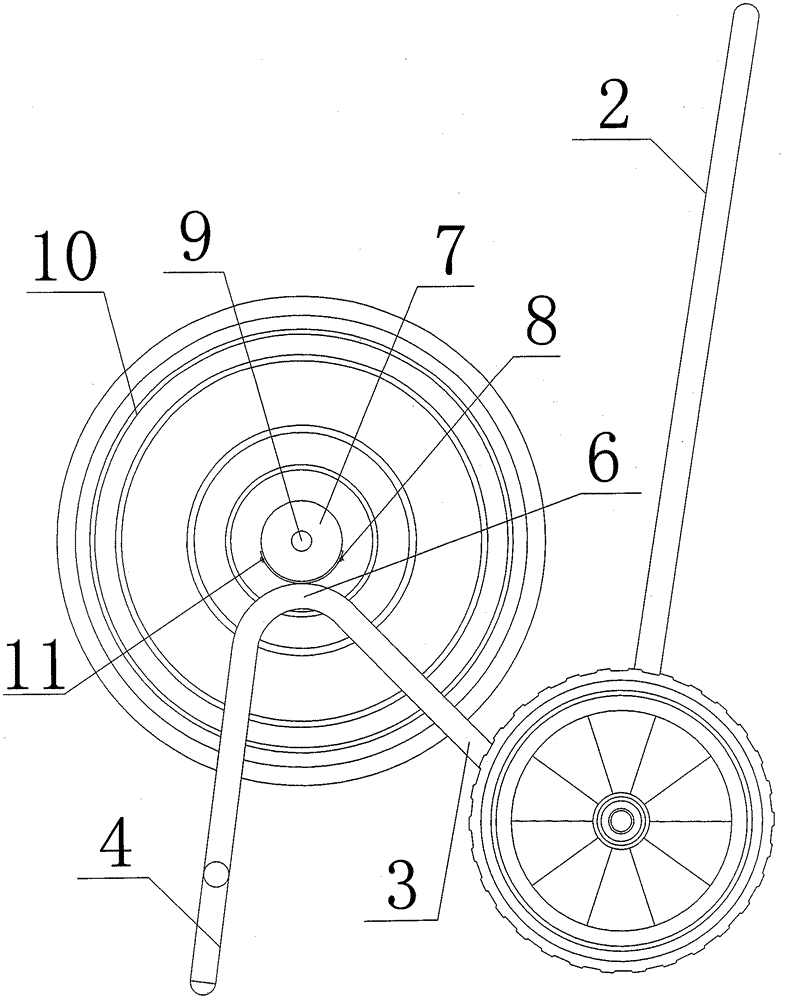 一種推車式水帶卷盤的制作方法與工藝