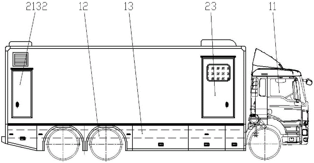 一種緊湊集成磁共振醫(yī)療車的制作方法與工藝